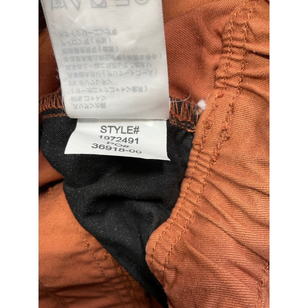 Prana woman's  Standard Fit Organic Cotton Stretch Pants Rust Orange Size Large - Picture 11 of 11